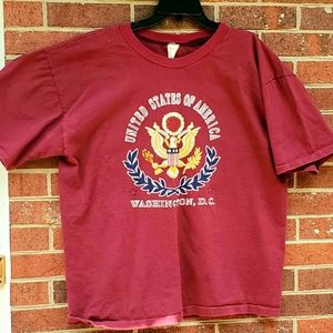 VTG 90s Washington DC US of America Eagle Crest XL
